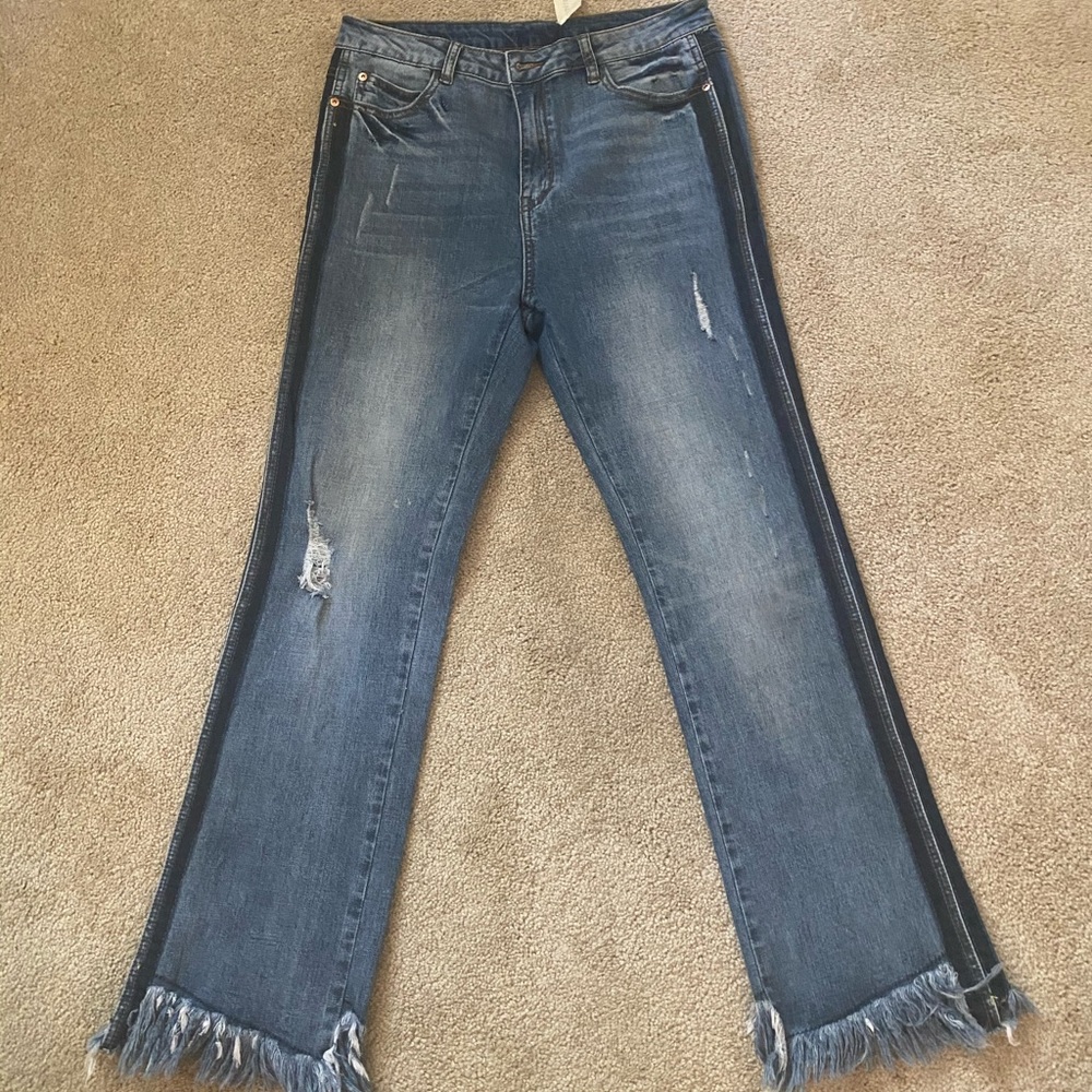 Fringe jeans